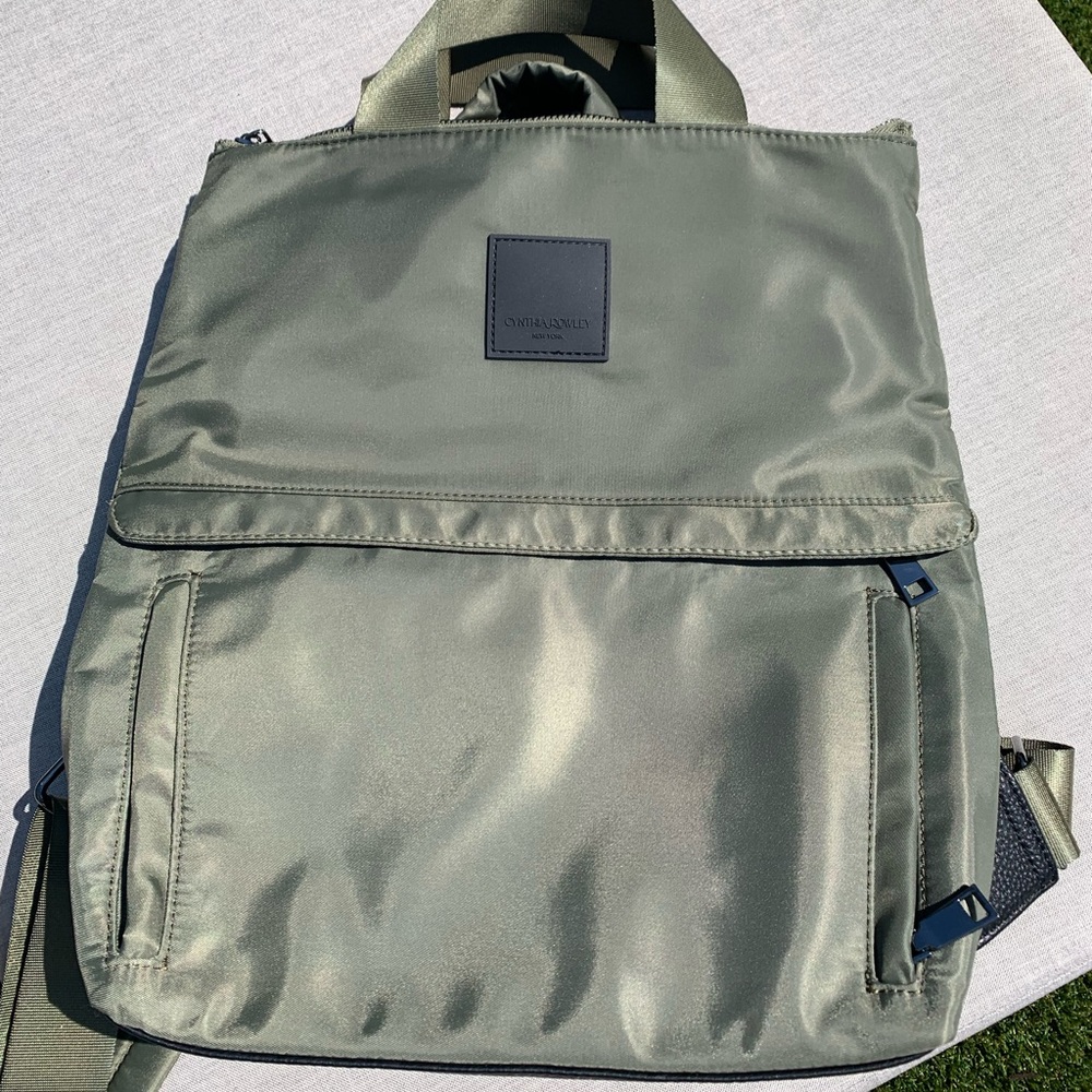Light green backpack